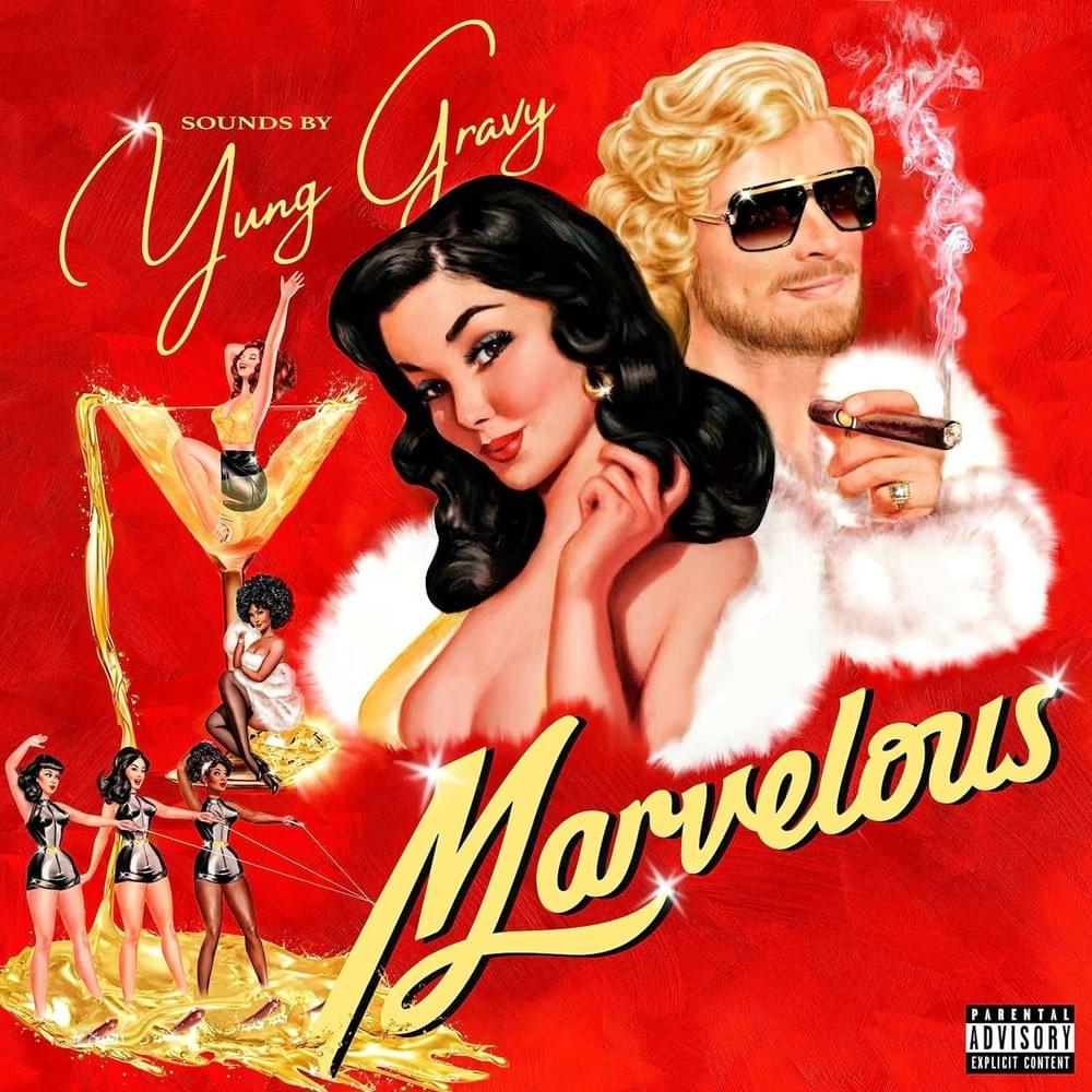 Album cover art for "Dancing In The Rain" by Yung Gravy