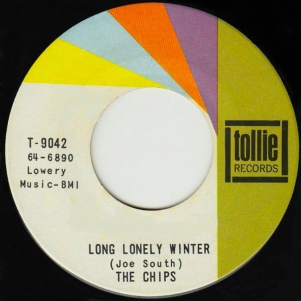 Album cover art for "Long Lonely Winter" by The Chips (Joe South)