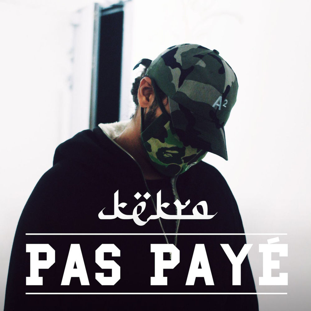 Album cover art for "Pas payé" by Kekra