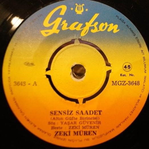 Cover image for Sensiz Saadet / Bahane – Single 