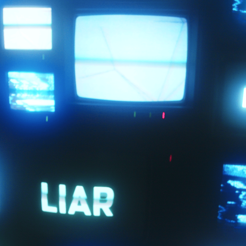 Album cover art for "Liar Liar" by Trash Boat