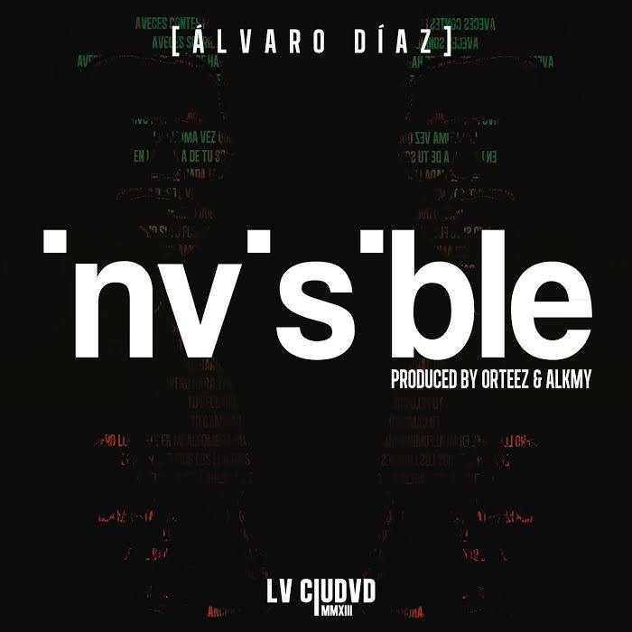 Album cover art for "Invisible" by Álvaro Díaz