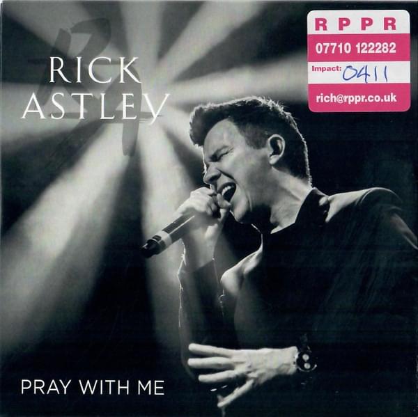 Album cover art for "Pray with Me" by Rick Astley