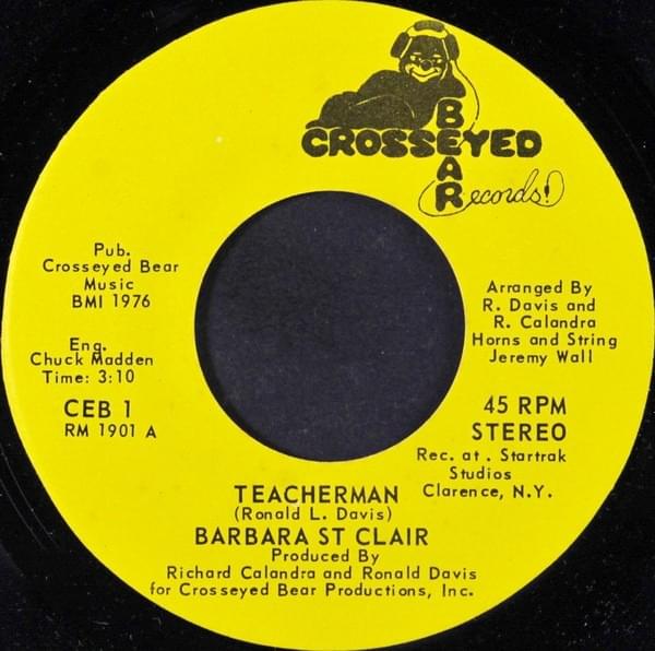 Album cover art for "Teacherman" by Barbara St. Claire