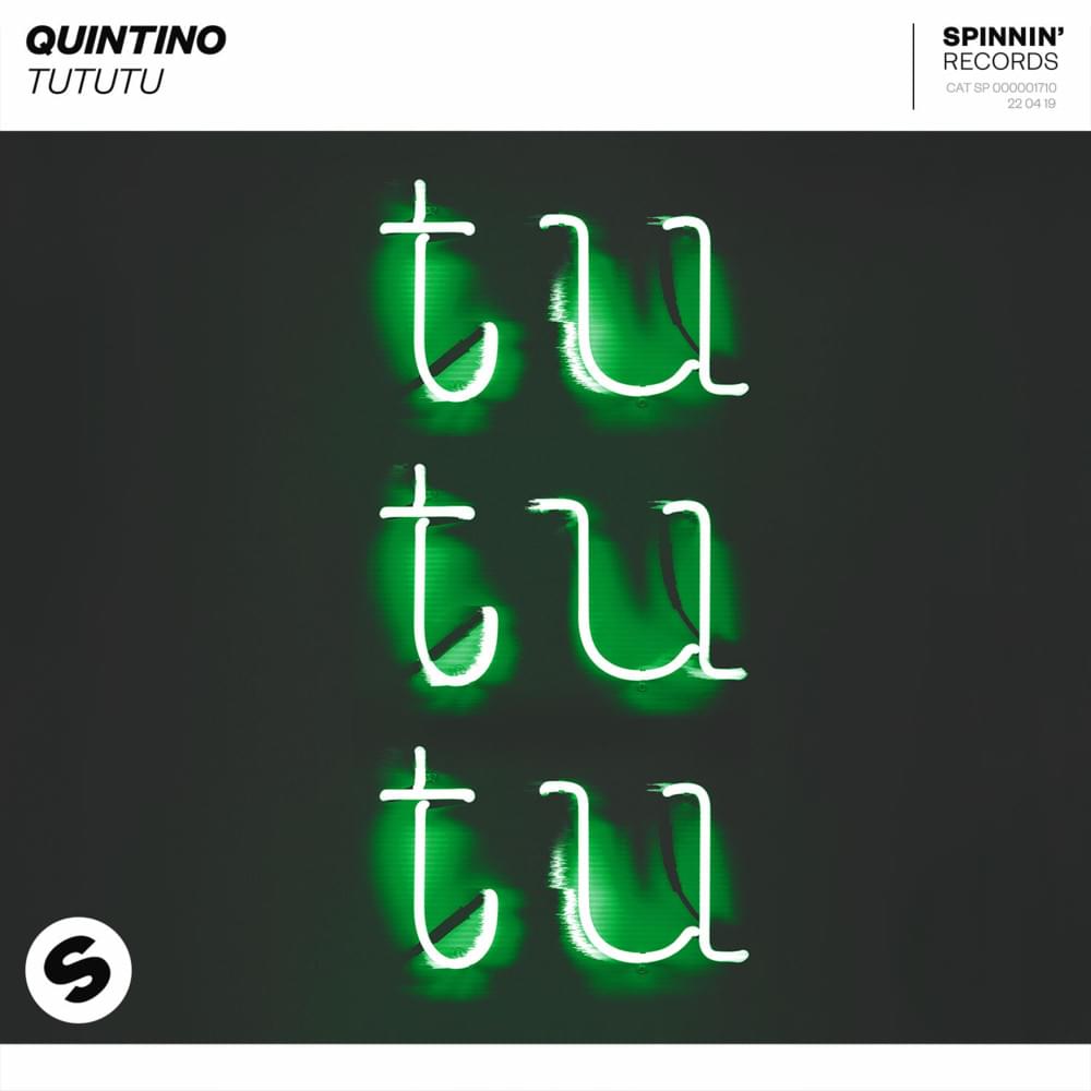 Album cover art for "Tututu" by Quintino