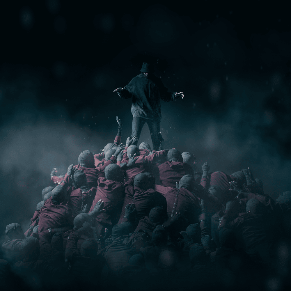 Album cover art for "Alles zu viel" by Nimo