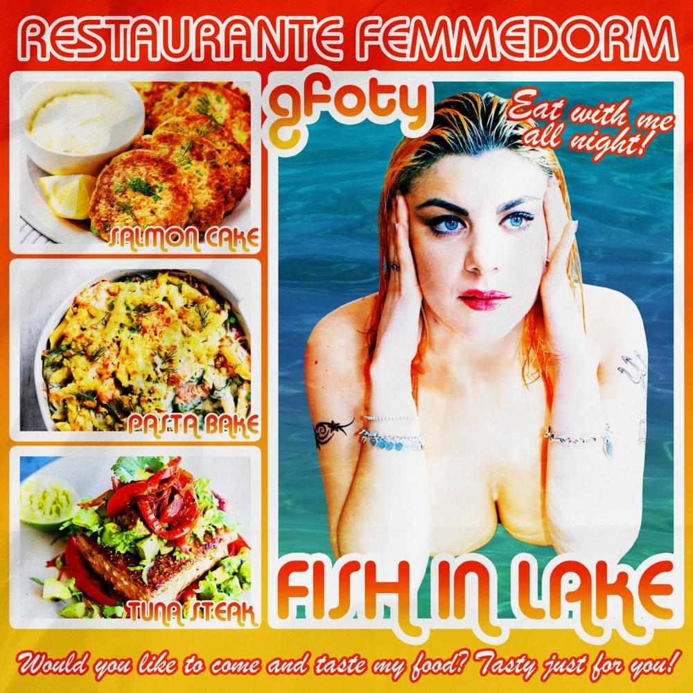 Album cover art for "FISH IN LAKE" by GFOTY