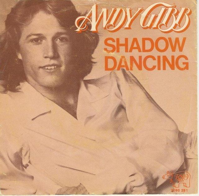 Album cover art for "Shadow Dancing" by Andy Gibb