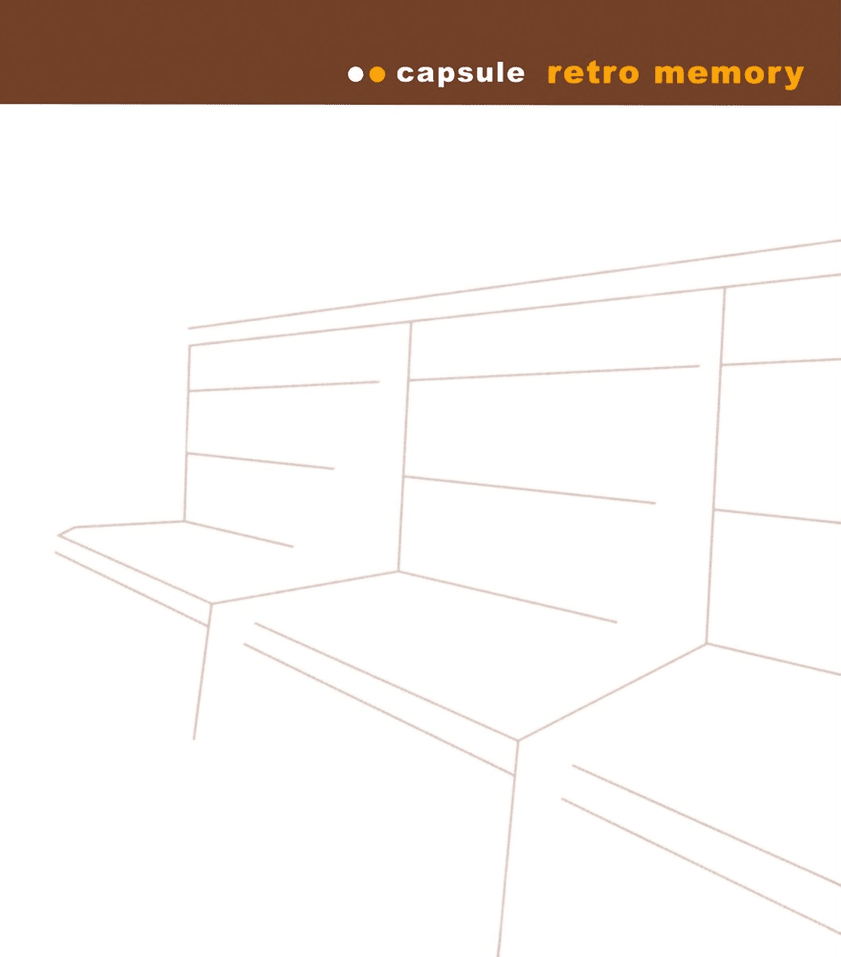 Album cover art for "レトロメモリー (retro memory)" by CAPSULE