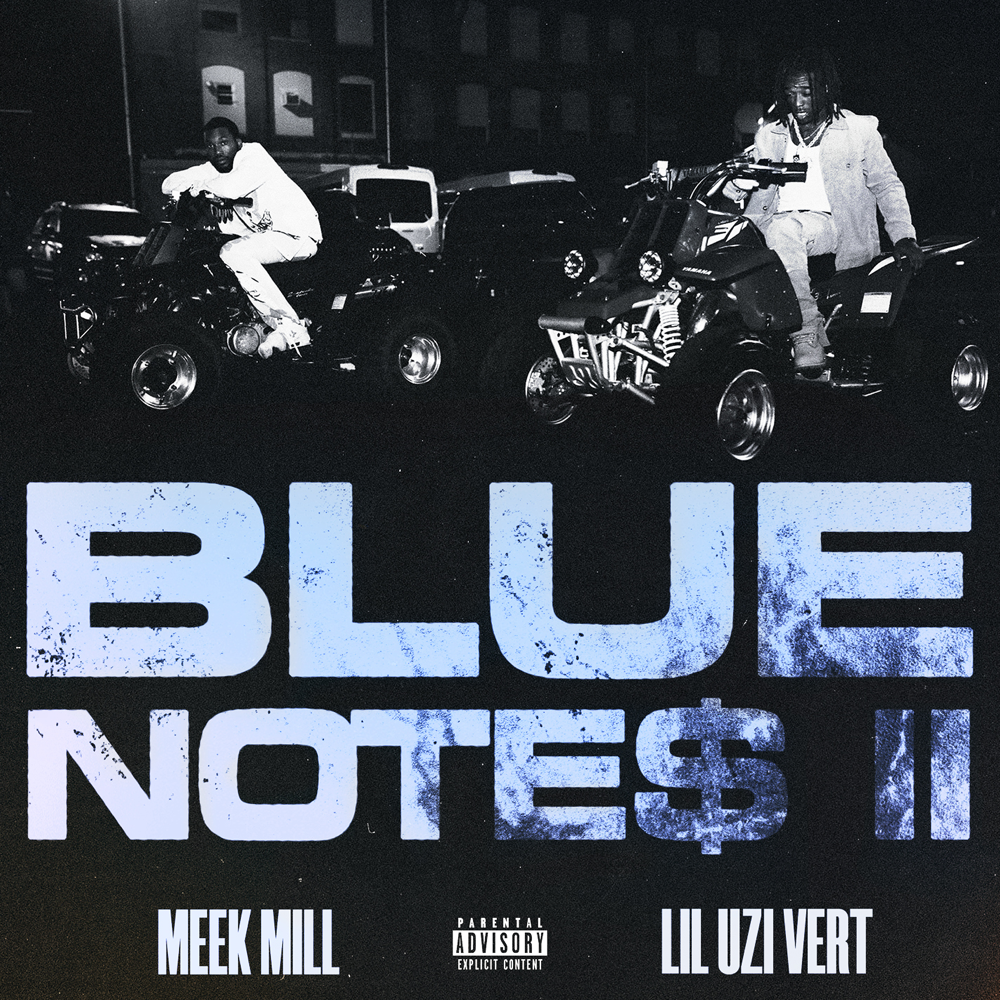 Album cover art for "Blue Notes 2" by Meek Mill & Lil Uzi Vert
