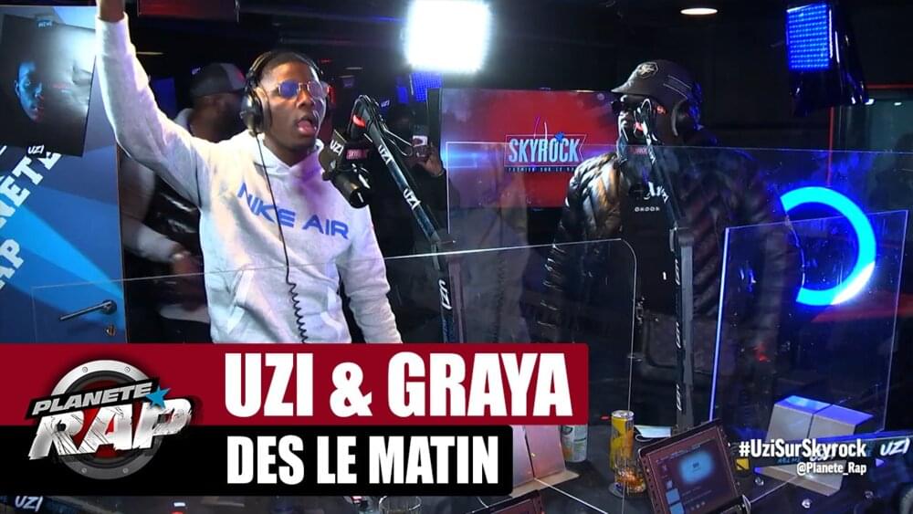 Album cover art for "Dès le matin" by UZI (FRA) & Graya