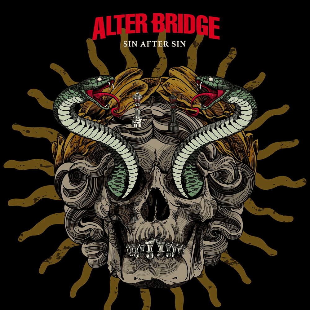 Album cover art for "Sin After Sin" by Alter Bridge