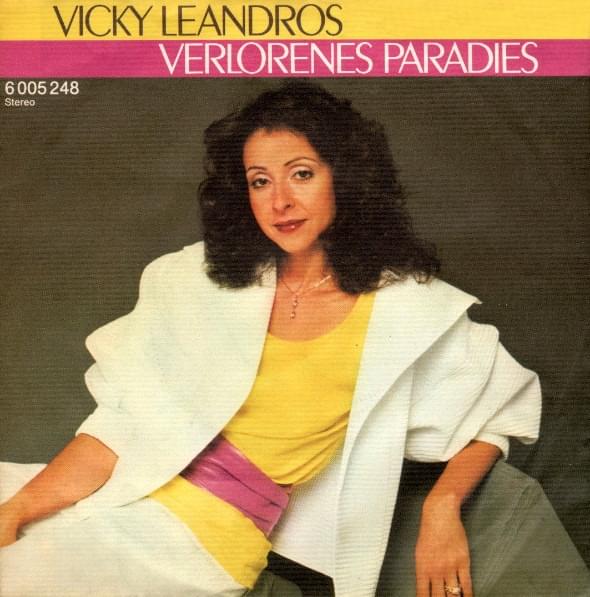 Album cover art for "Verlorenes Paradies" by Vicky Leandros