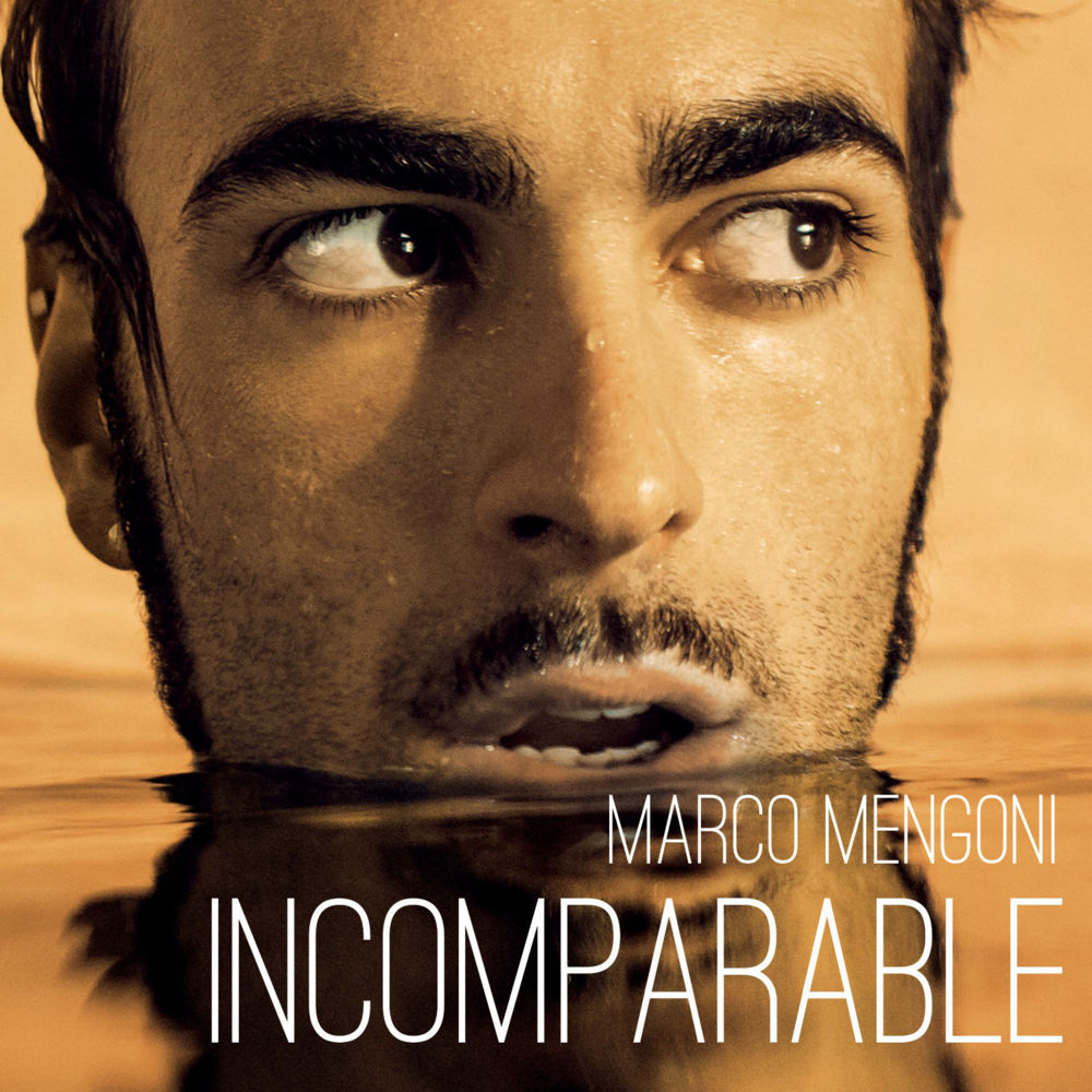 Album cover art for "Incomparable" by Marco Mengoni