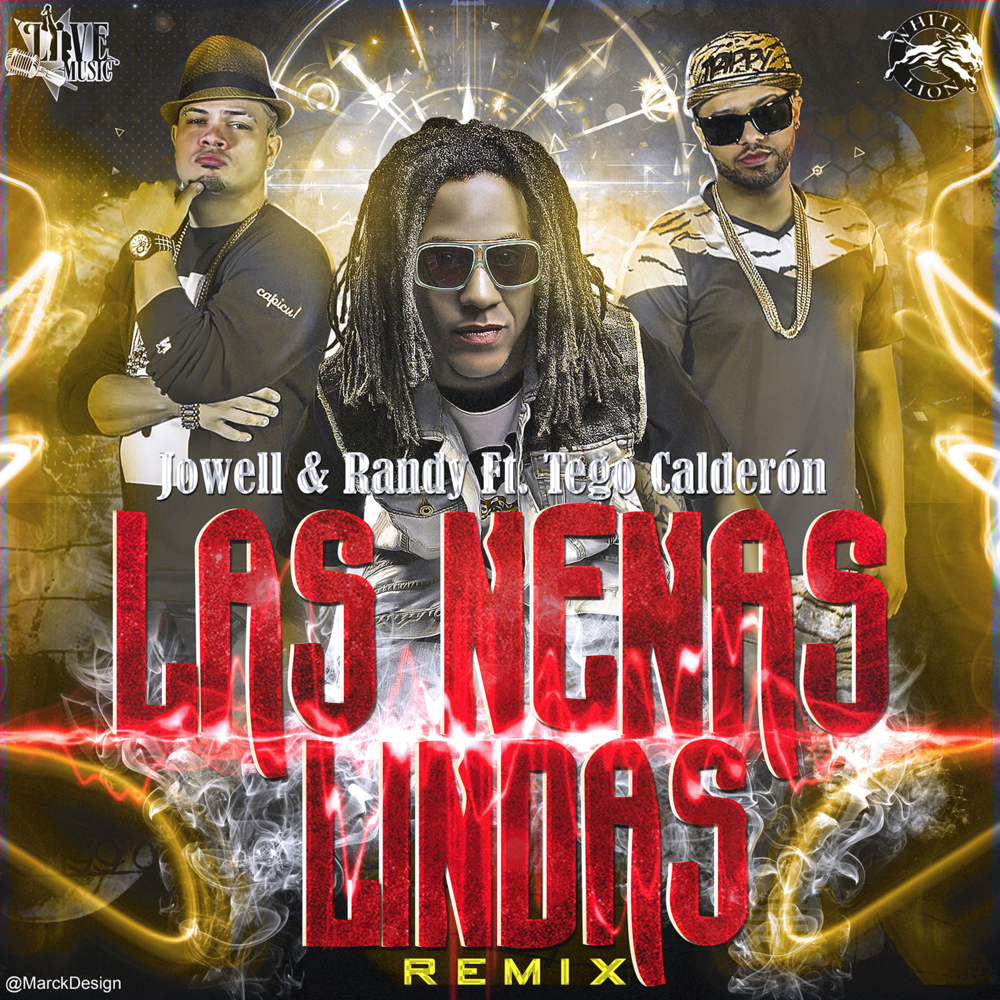 Album cover art for "Las Nenas Lindas (Remix)" by Jowell & Randy & Tego Calderón
