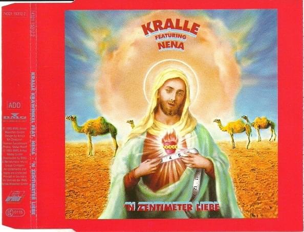 Album cover art for "’N Zentimeter Liebe" by Gert “Kralle” Krawinkel & Nena