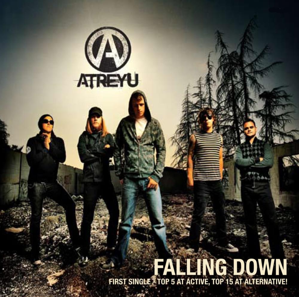 Album cover art for "Falling Down" by Atreyu
