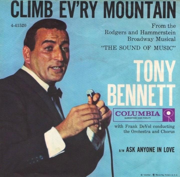 Album cover art for "Climb Ev’ry Mountain" by Tony Bennett