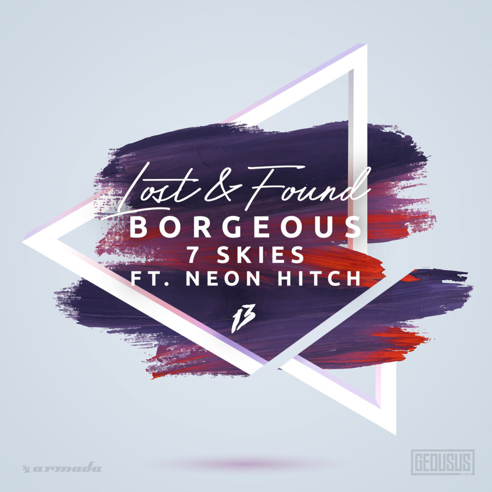 Album cover art for "Lost & Found" by Borgeous & Neon Hitch