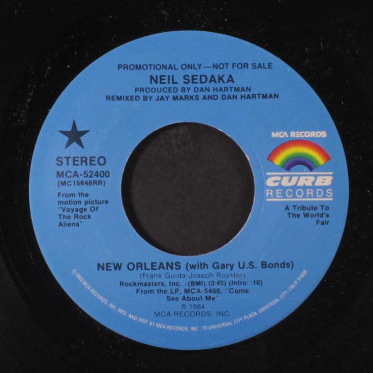 Album cover art for "New Orleans" by Neil Sedaka