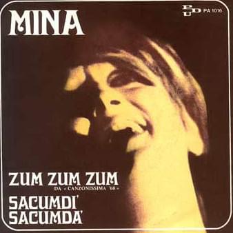 Album cover art for "Zum zum zum" by Mina
