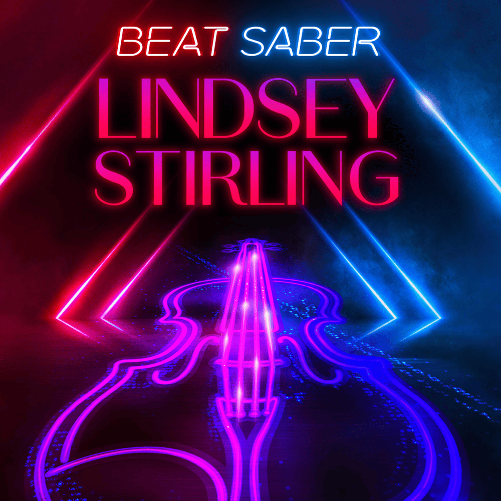 Album cover art for "Heavy Weight" by Lindsey Stirling & Beat Saber