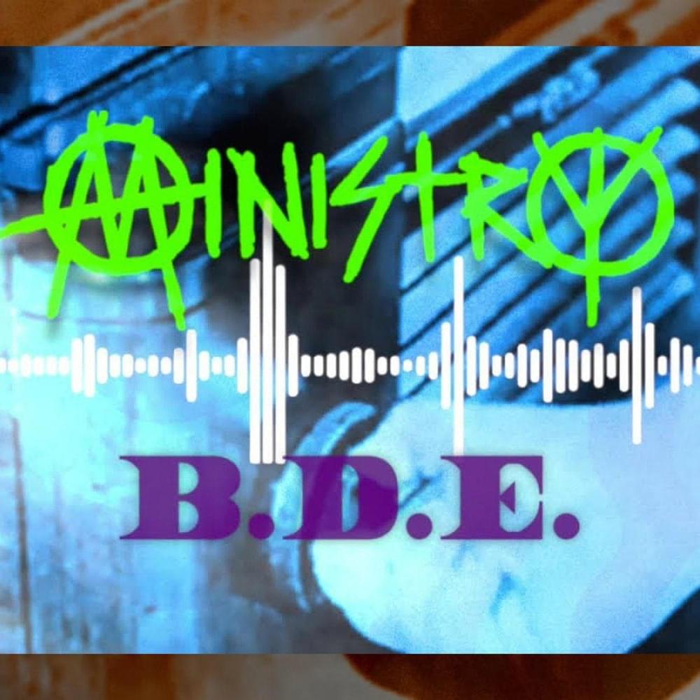 Album cover art for "B.D.E." by Ministry