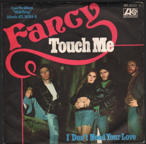 Album cover art for "Touch Me" by Fancy