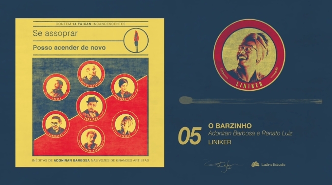 Album cover art for "O Barzinho" by Liniker e os Caramelows