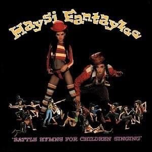 Album cover art for "Shiny Shiny" by Haysi Fantayzee