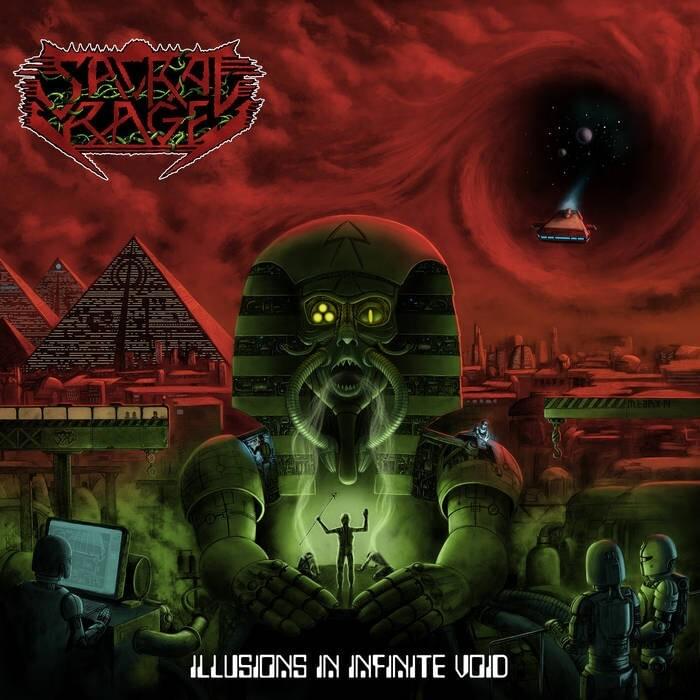 Album cover art for "En Cima Del Mal" by Sacral Rage