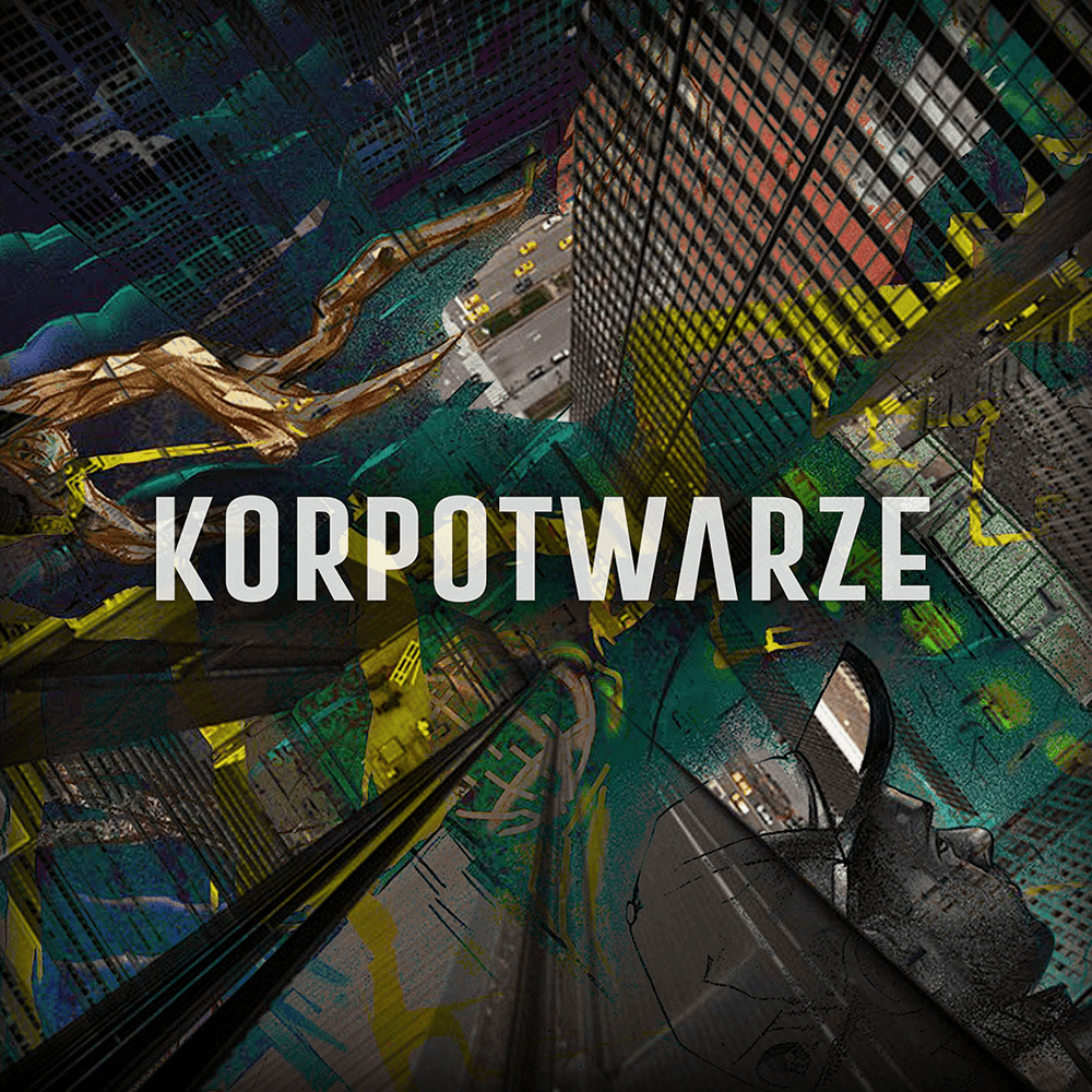 Album cover art for "Korpotwarze" by Kaz Bałagane