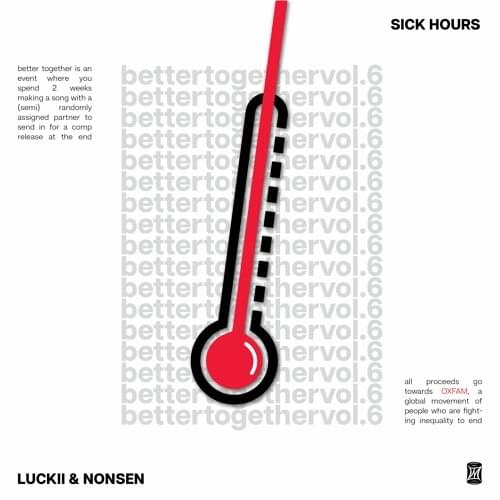 Album cover art for "sick hours" by Luckii