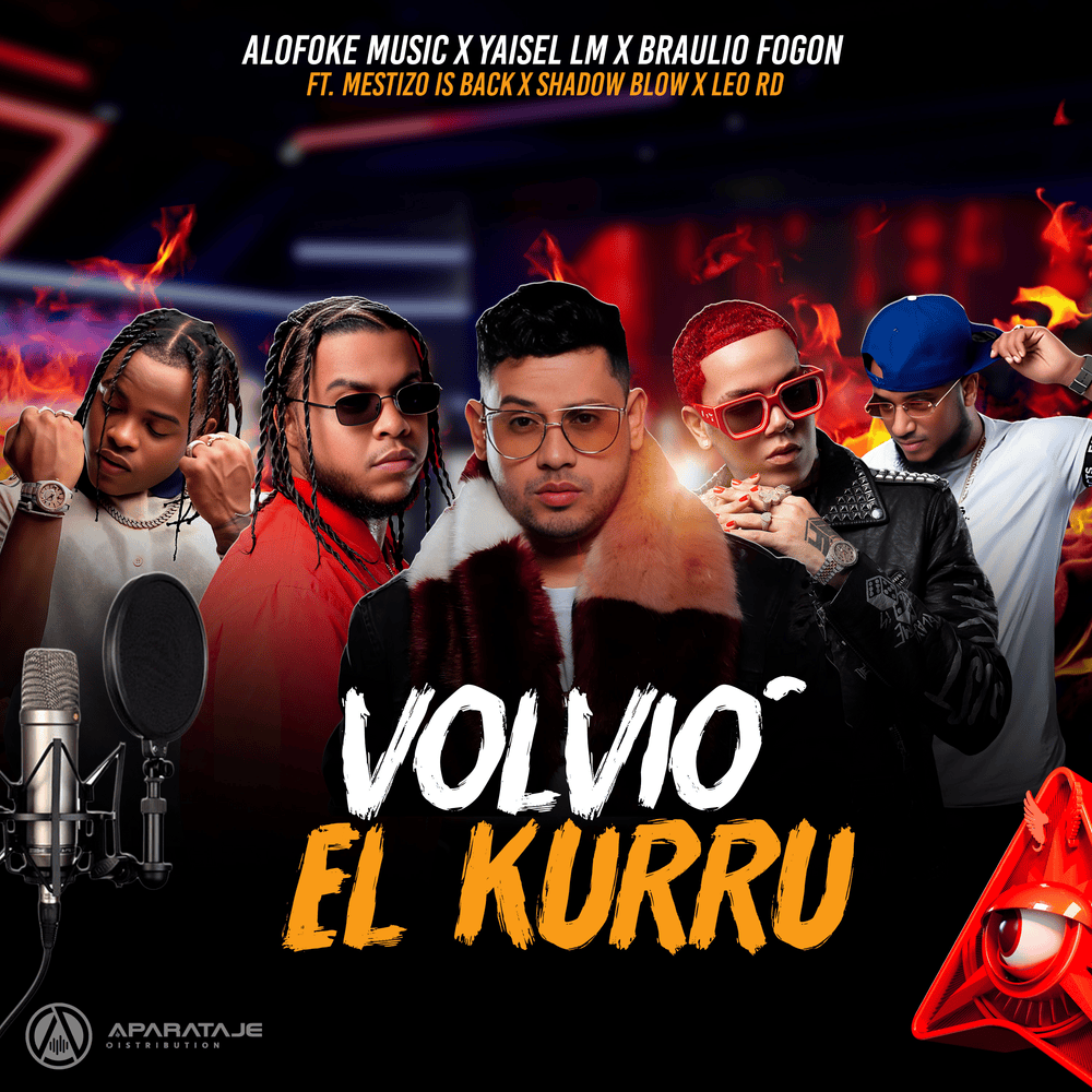 Album cover art for "Volvió El Kurru" by Yaisel LM & Mestizo Is Back & Shadow Blow