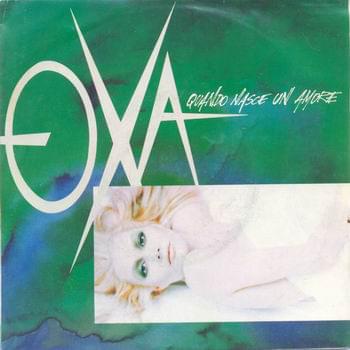Album cover art for "Quando nasce un amore" by Anna Oxa