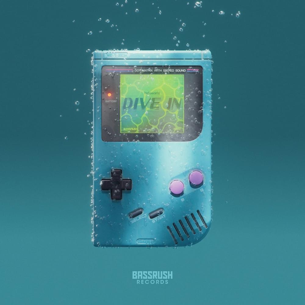 Album cover art for "​dive in" by helloworld