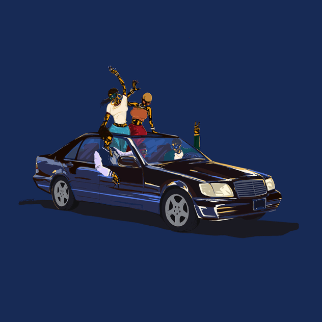 Album cover art for "Move" by Flwr Chyld