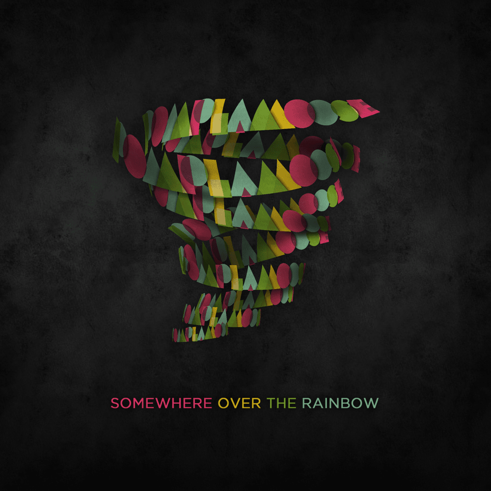 Album cover art for "Somewhere Over the Rainbow" by Pomplamoose