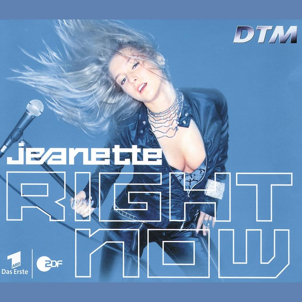 Album cover art for "Right Now" by Jeanette Biedermann