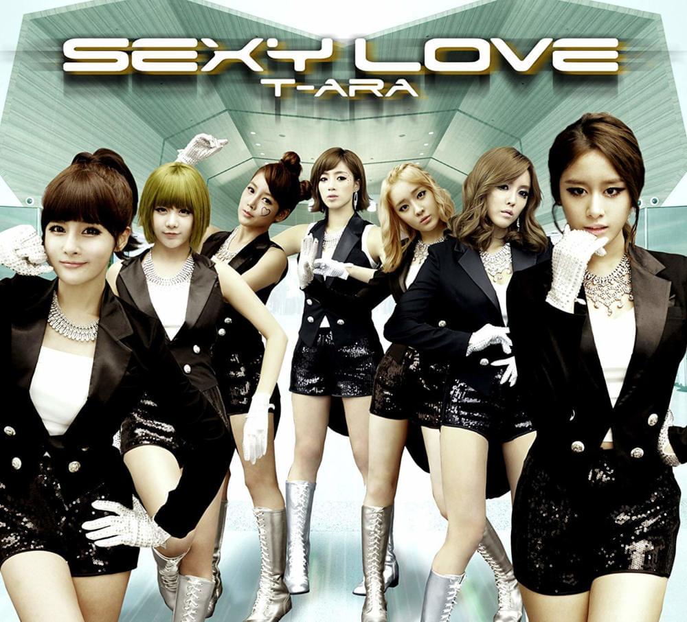 Album cover art for "Sexy Love (Japanese ver.)" by T-ARA (KOR)