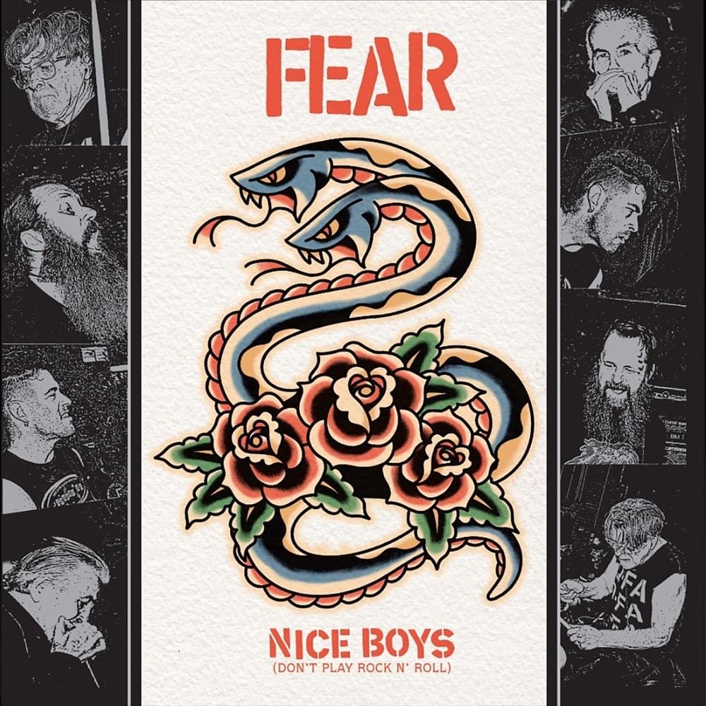 Album cover art for "Nice Boys (Don’t Play Rock & Roll)" by FEAR