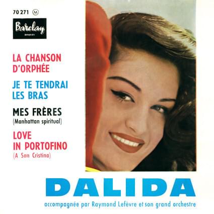 Album cover art for "Je te tendrai les bras" by Dalida