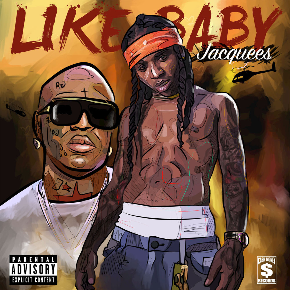 Album cover art for "Like Baby" by Jacquees