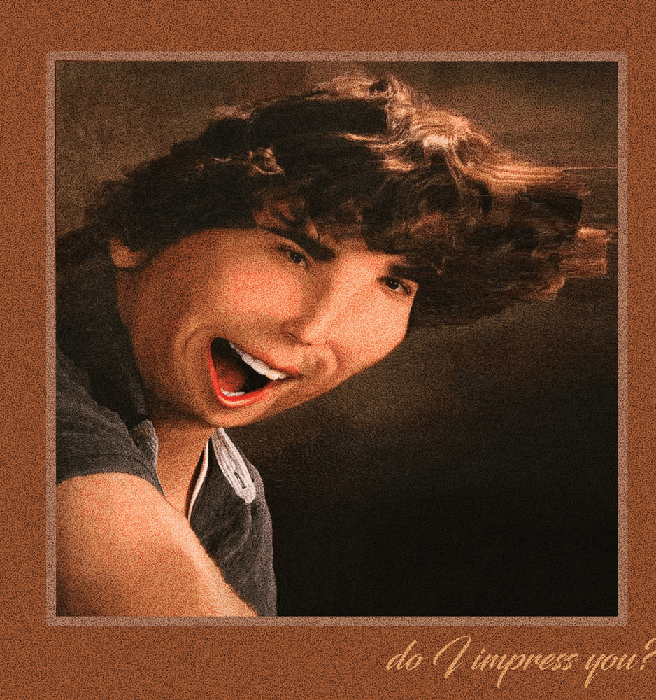 Album cover art for "do i impress you?" by nelward
