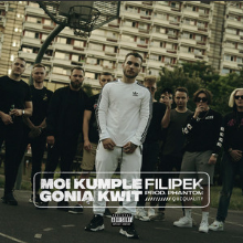 Album cover art for "Moi kumple gonią kwit" by Filipek