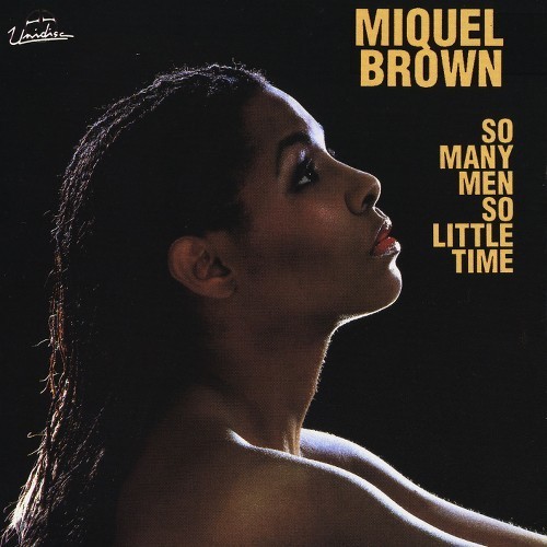Album cover art for "So Many Men, So Little Time" by Miquel Brown