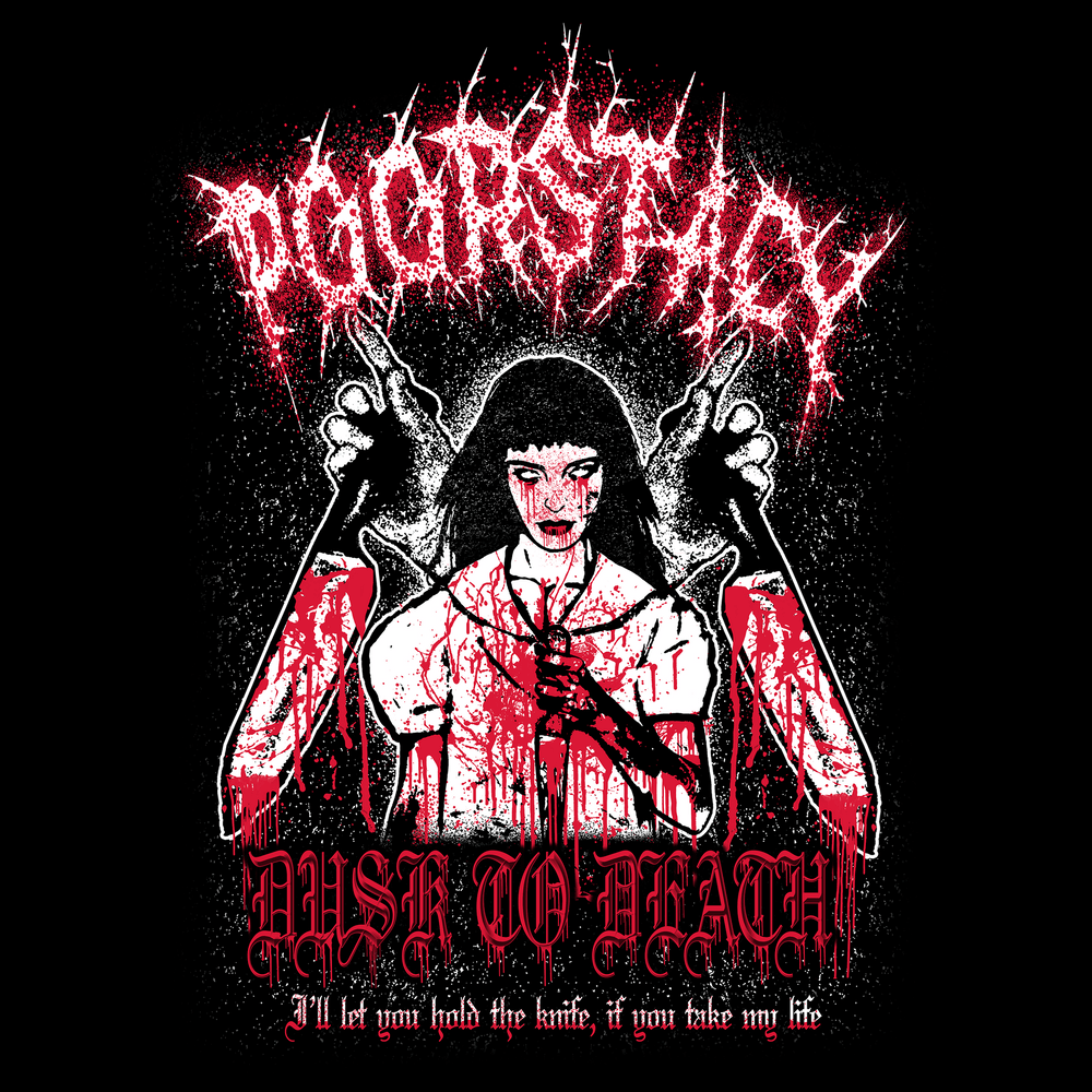 Album cover art for "Dusk To Death" by POORSTACY