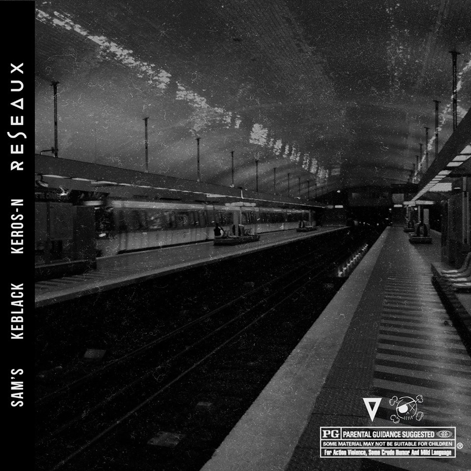 Album cover art for "Réseaux" by Sam’s & Keros-n & KeBlack