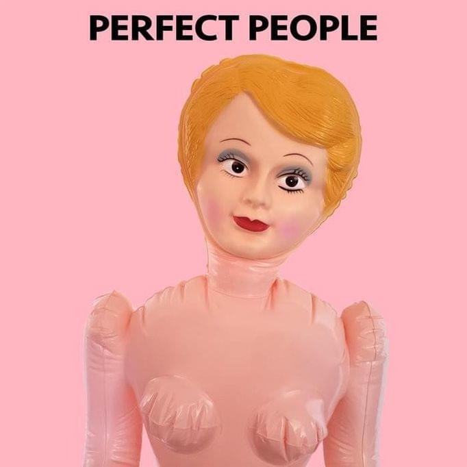 Album cover art for "Perfect People" by Coco Morier & Ames
