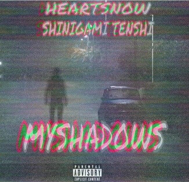 Album cover art for "MYSHADOW" by HEARTSNOW